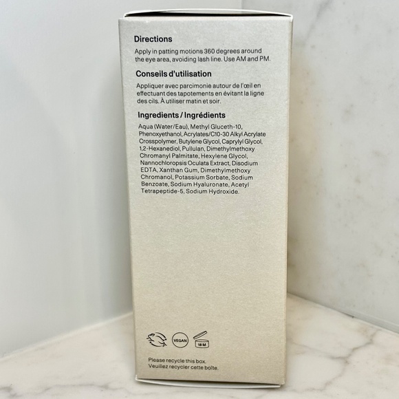 Dr Loretta Tightening Eye Gel - NIB - Full Size - Peptides - Algae - 18 mo PAO - Picture 4 of 5